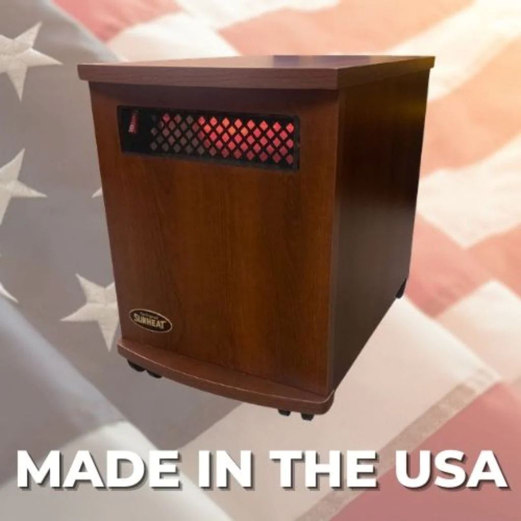 Original Sunheat USA1500-M Electric Portable Infrared Heater