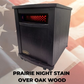 Original SUNHEAT Amish Hand Crafted Infrared Heater - Nebraska Oak