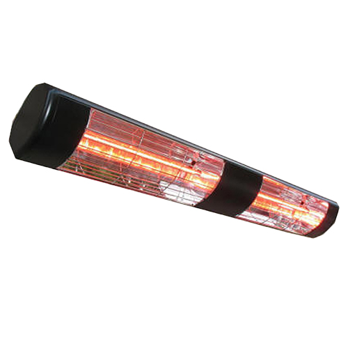 Sunheat 38 Black WL-30B Commercial 3000W 240V Infrared Electric Patio Heater